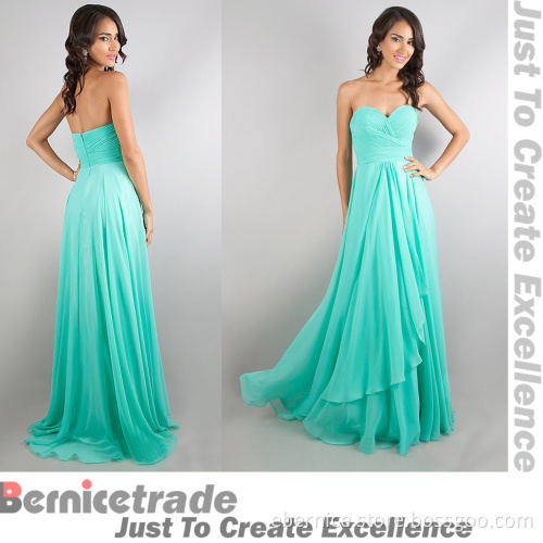 Charming New Strapless Long Prom Bridesmaid Evening Dress